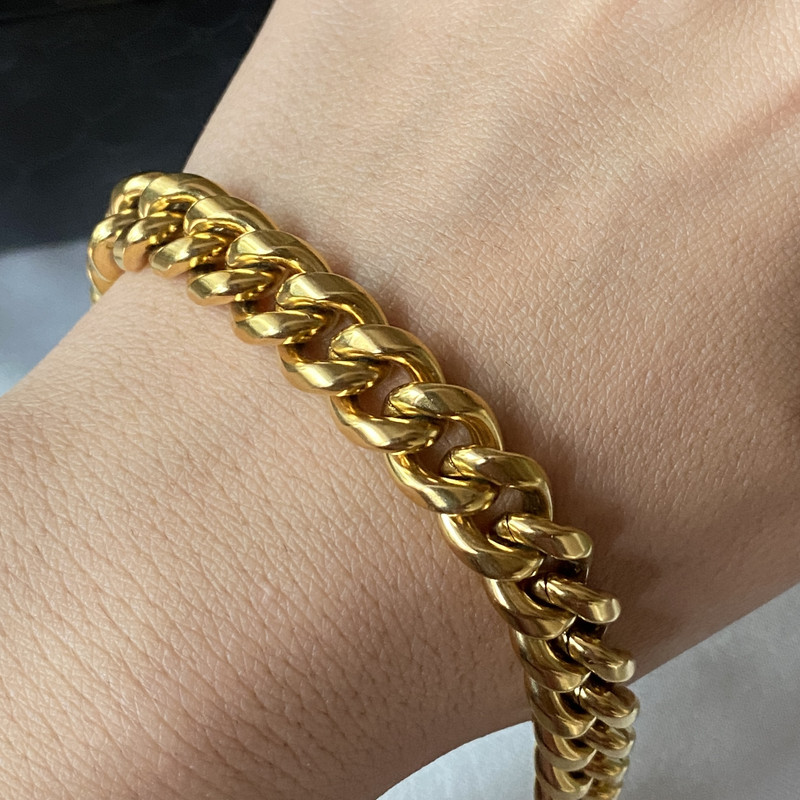 دستبند مردانه مدل زنجیری کد A24