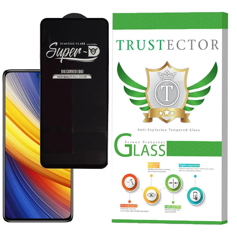 محافظ صفحه نمایش تراستکتور مدل SUT-Glass مناسب برای گوشی موبایل Poco X3