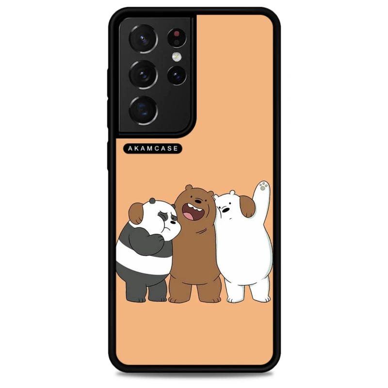 کاور آکام مدل AMCWSGS21U-BARE BEAR10 مناسب برای گوشی موبایل سامسونگ Galaxy S21 Ultra