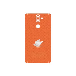 MAHOOT Minimalist origami bird Cover Sticker for Nokia 8 Sirocco