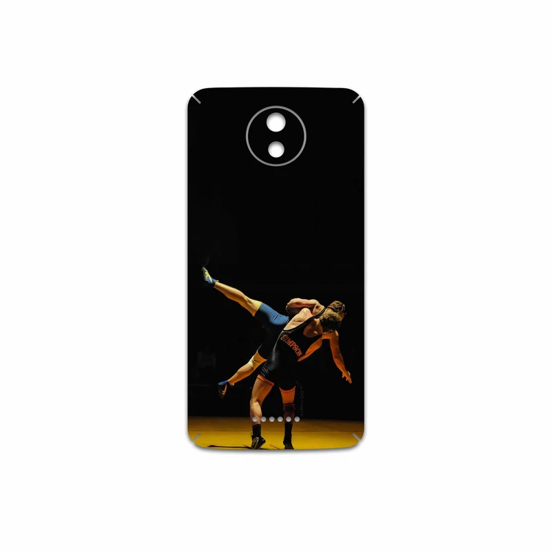 برچسب پوششی ماهوت مدل Wrestling مناسب برای گوشی موبایل موتورولا Moto C Plus