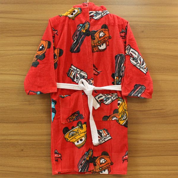 حوله پالتویی کودک ماهان طرح ماشین کد 1450 سایز 80