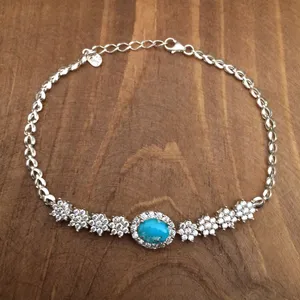 دستبند نقره زنانه  کد 3046