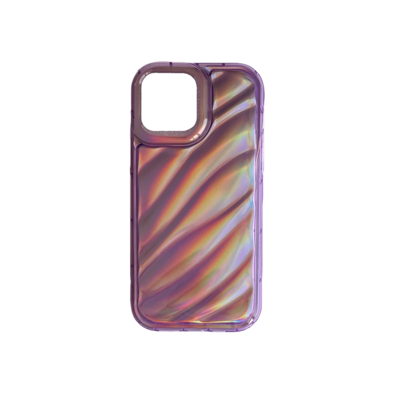 کاور مدل دوکاربره طرح موج دار کد 55B مناسب برای گوشی موبایل اپل iPhone 13 Pro Max