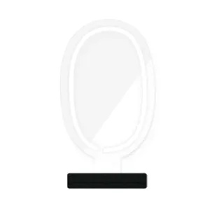 چراغ رومیزی ریموت دار مدل ZERO-GL_WHT-GLASS