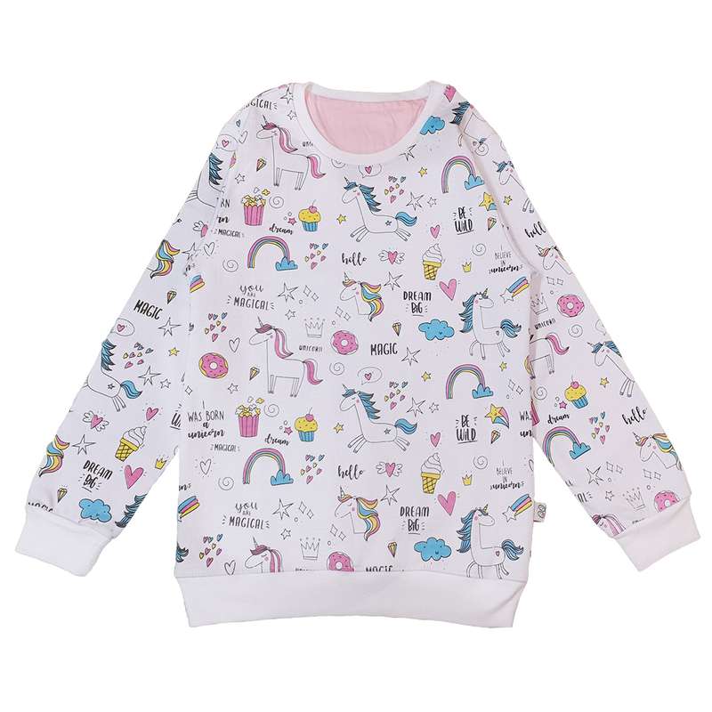 سویشرت دخترانه وچیون مدل Unicorn WH