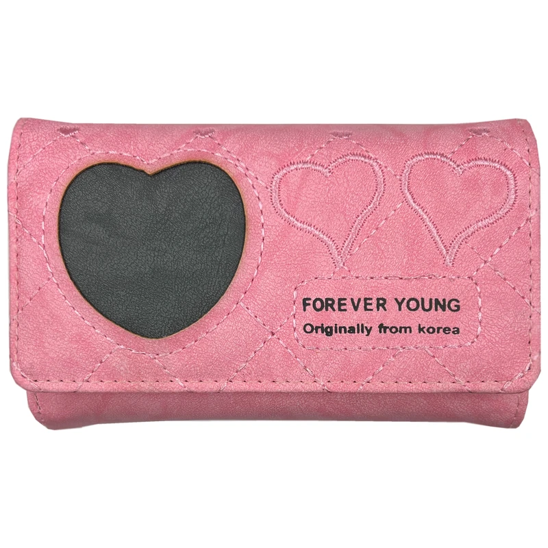 کیف پول زنانه مدل گلدوزی طرح عشق کد KZD-0191