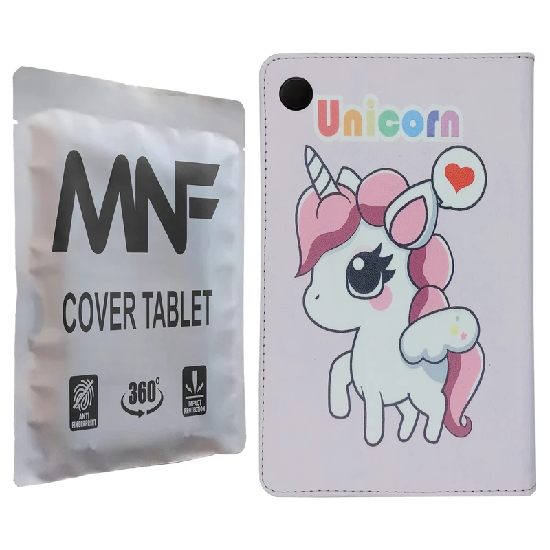 کیف کلاسوری ام ان اف طرح یونی کورن کد M-353 مناسب برای تبلت سامسونگ Galaxy Tab A9 / X115