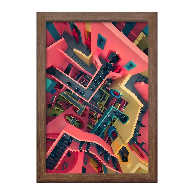 تابلو خندالو طرح بازی مرکب (Squid Game) کد F11870