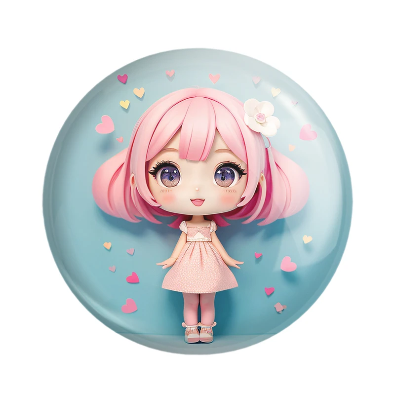 مگنت خندالو مدل دخترانه (Girlish) کد 36882