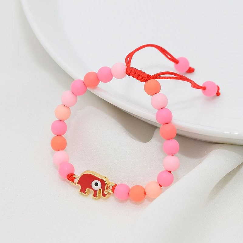 دستبند دخترانه دلنار گالری مدل فیل و چشم نظر دستبند دخترانه دلنار گالری مدل فیل و چشم نظر