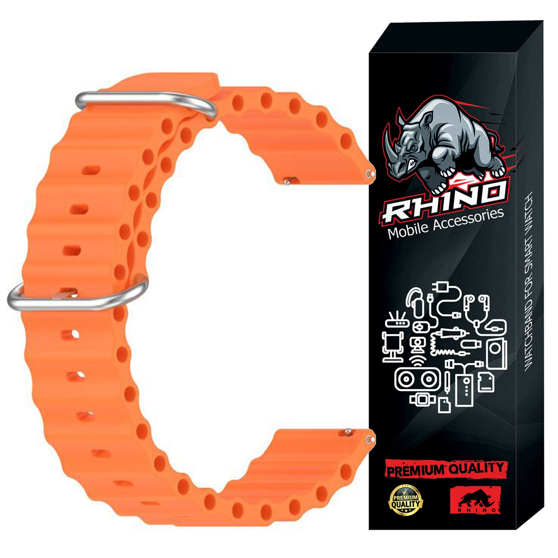 بند راینو مدل Ocean مناسب برای ساعت هوشمند کیسلکت L11 Pro