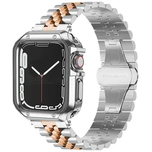Sprig 5Bead SL-DualC Lux Band suitable for Apple Watch Series 7/8/9 size 45mm with cover