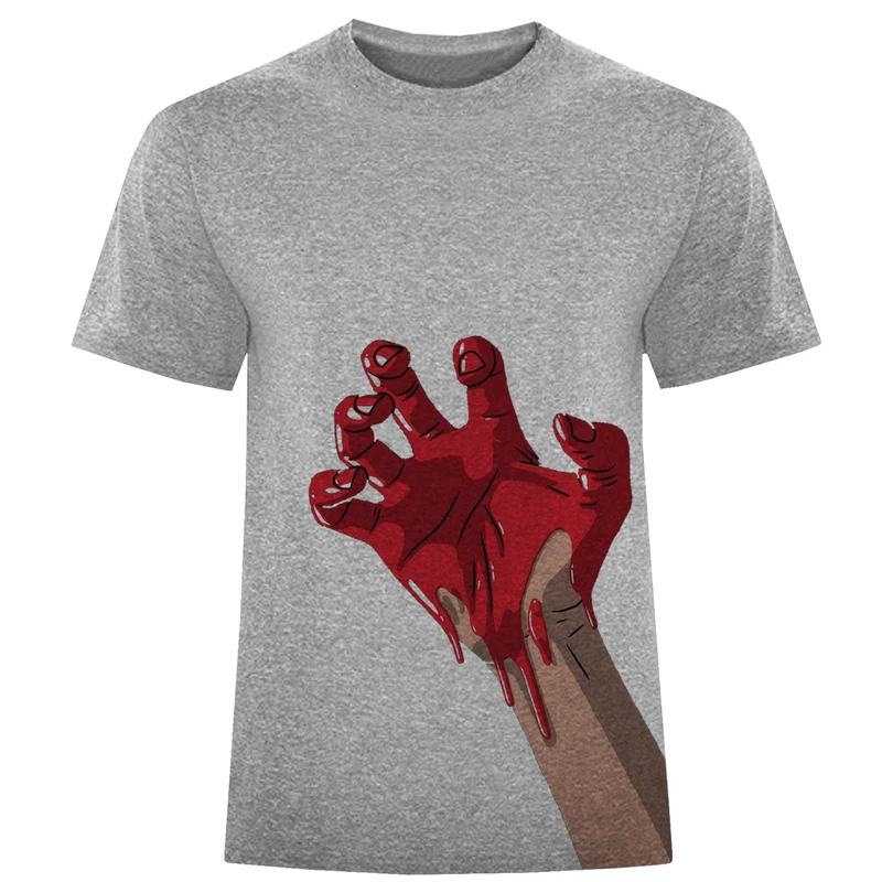 تیشرت آستین کوتاه مردانه مدل دست خونی F885