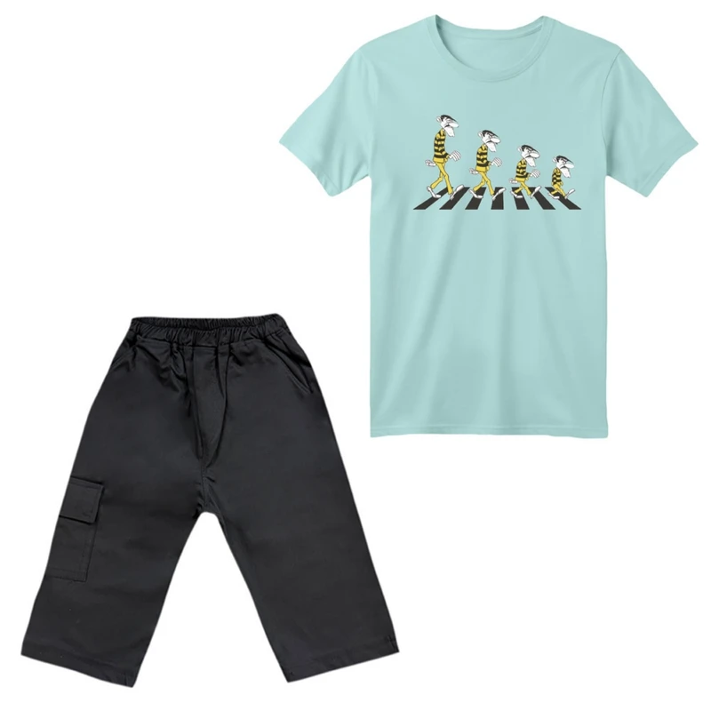 ست تی‌شرت آستین کوتاه و شلوارک پسرانه مدل دالتون ها