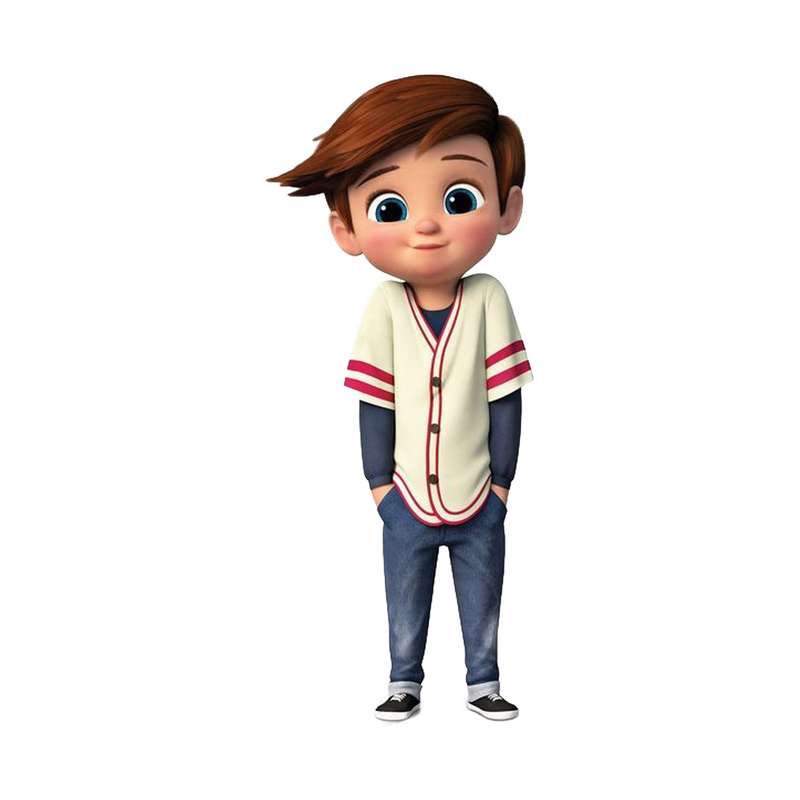 استیکر طرح پسر بچه کد 1117