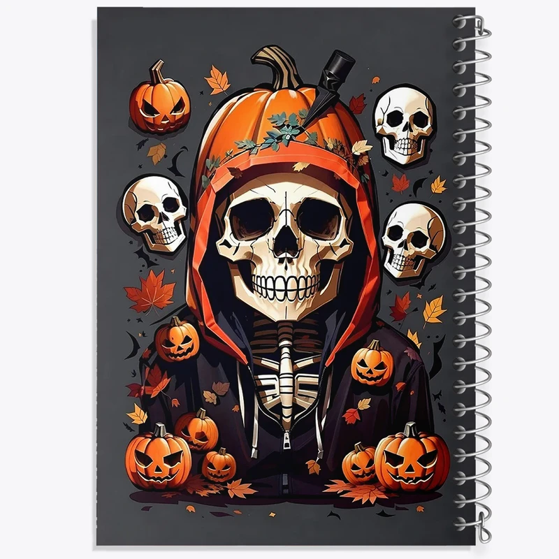 دفتر مشق 50 برگ خندالو طرح اسکلت کد N1256