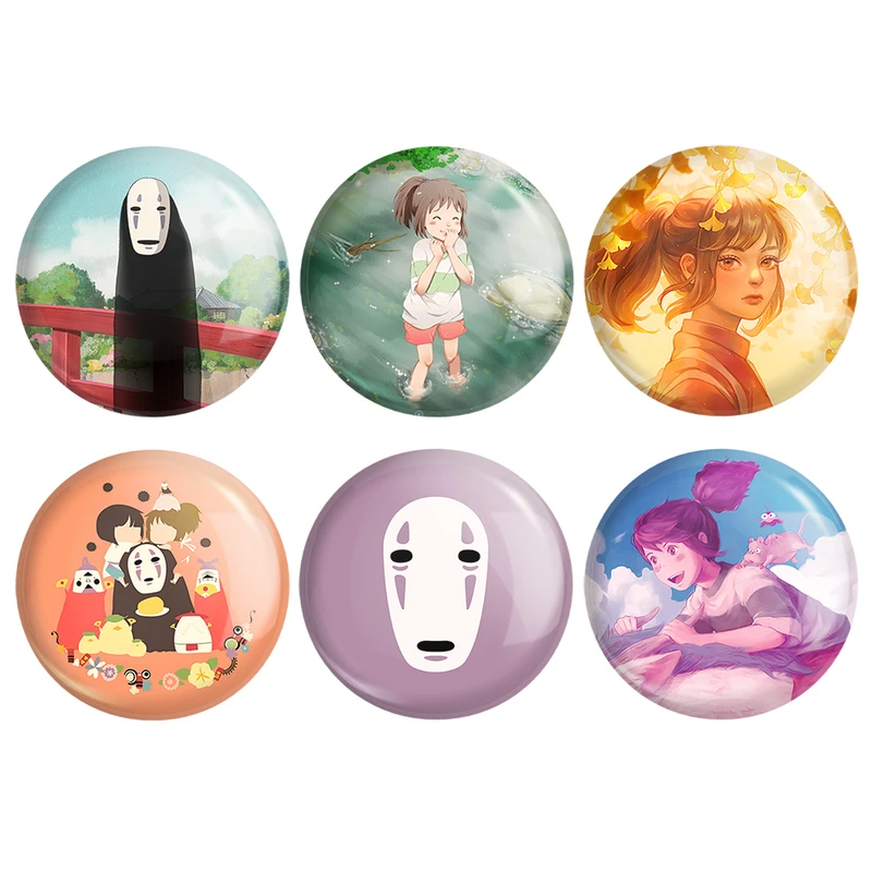 مگنت خندالو طرح انیمه شهر اشباح کد 510A مجموعه 6 عددی