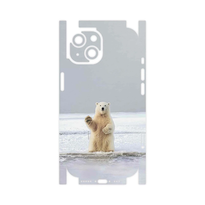 برچسب پوششی ماهوت مدل Polar_bear-FullSkin مناسب برای گوشی موبایل اپل iPhone 15