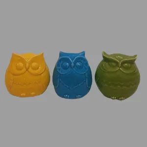 مجسمه مدل مجسمه طرح جغد مجموعه 3 عددی