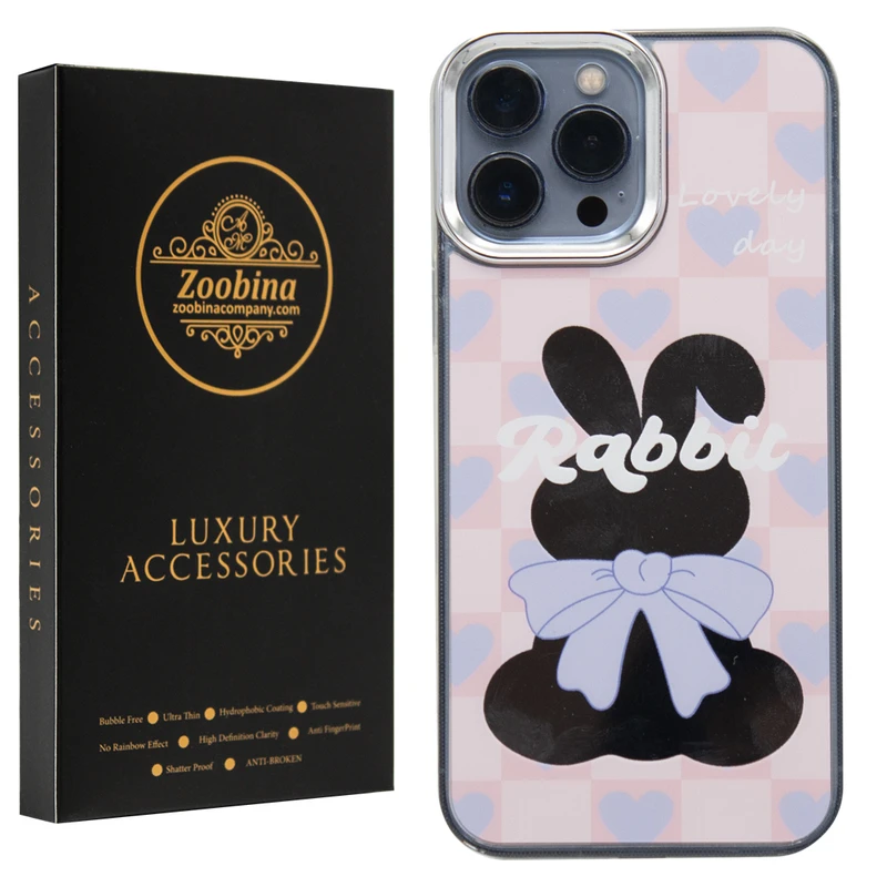 کاور زوبینا مدل Rabbit مناسب برای گوشی موبایل اپل iPhone 13 Pro Max