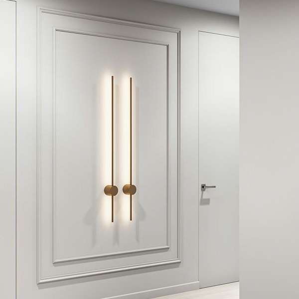 چراغ دیواری مدل خطی کد Sr100 بسته 2 عددی