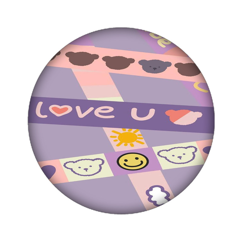 استیکر تزئینی موبایل و تبلت مدل LOVE کد 3023