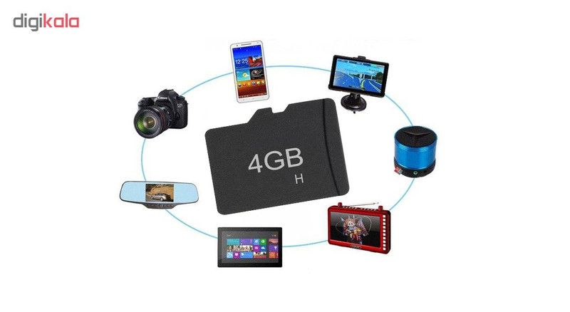 کارت حافظه microSDHC مدل PLF-Q5 کلاس 6 استاندارد UHS-I U1 سرعت 25MBps ظرفیت 4 گیگابایت