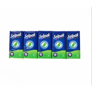 دستمال کاغذی جیبی 10 برگ سلپک مدل breathe easy بسته 5 عددی