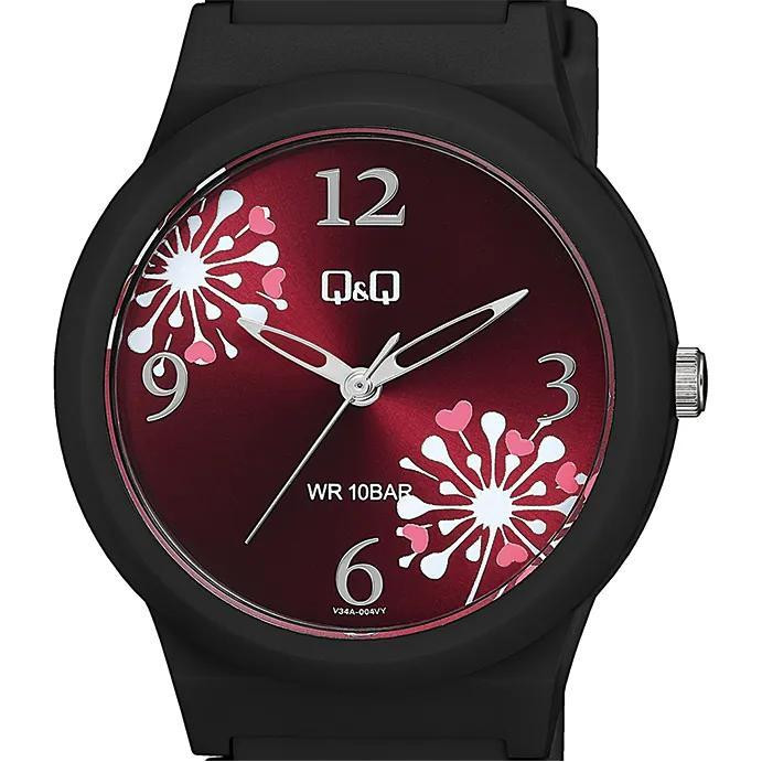 ساعت مچی عقربه ای زنانه کیو اند کیو مدل V34A-004VY