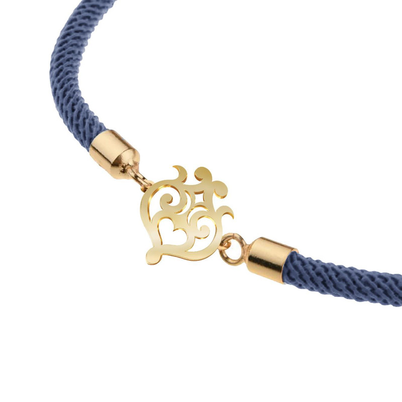 دستبند طلا 18 عیار زنانه مدوپد مدل اسلیمی کد D12-10695