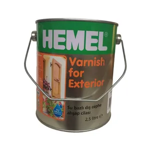 جلای چوب بیرونی همل مدل varnish حجم 2.5 لیتر