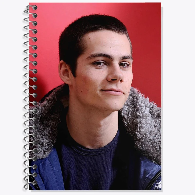 دفتر زبان 50 برگ خندالو مدل دو خط طرح استایلز استلینسکی سریال تین ولف Teen Wolf کد 28444