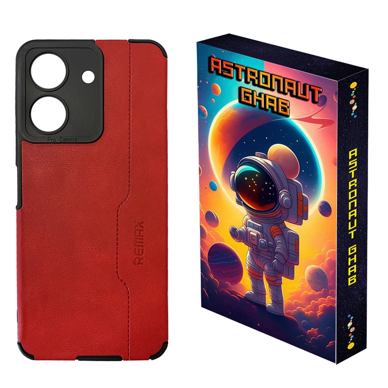 کاور استرونات قاب مدل چرم مناسب برای گوشی موبایل شیائومی Poco C65 / Redmi 13C