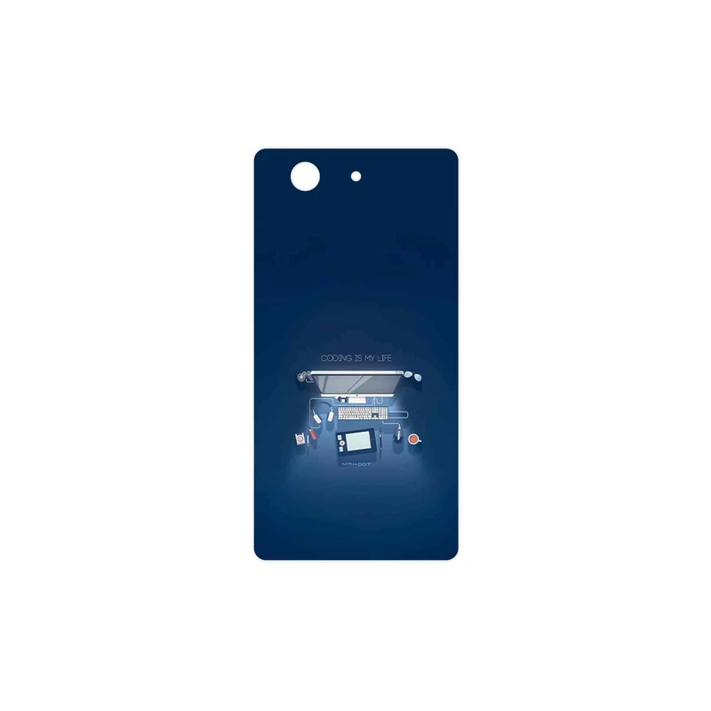 برچسب پوششی ماهوت مدل Programming 3 مناسب برای گوشی موبایل سونی Xperia Z3 Compact