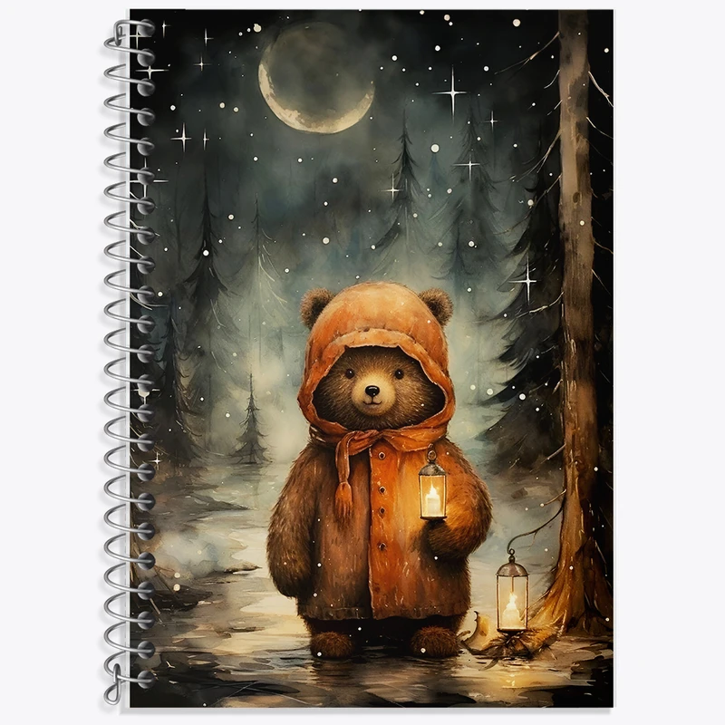 دفتر نت موسیقی 50 برگ خندالو طرح خرس کد F6730