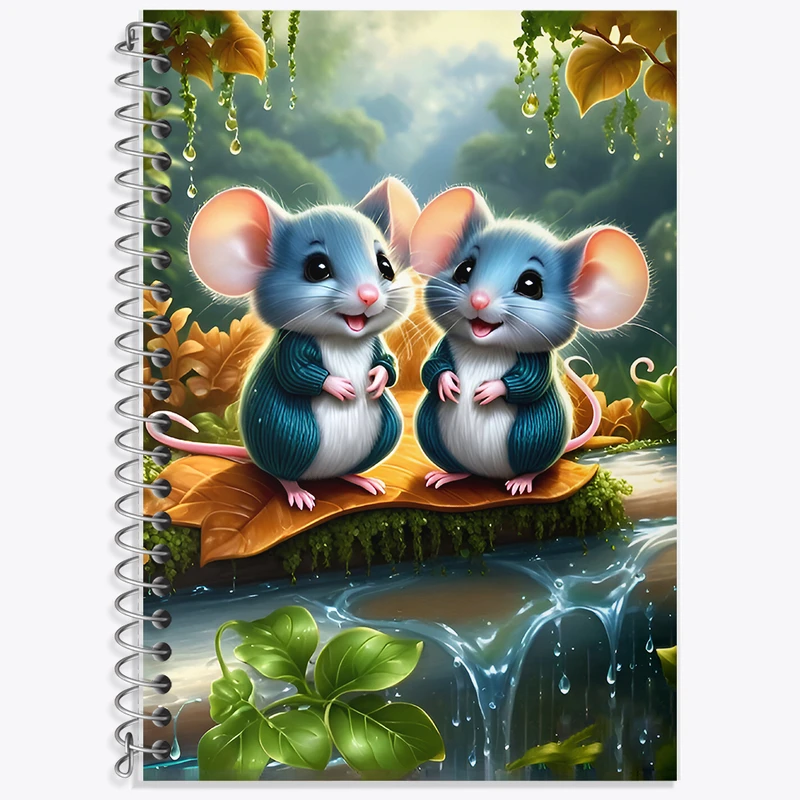 دفتر لغت 50 برگ خندالو طرح موش های بامزه کد F6760