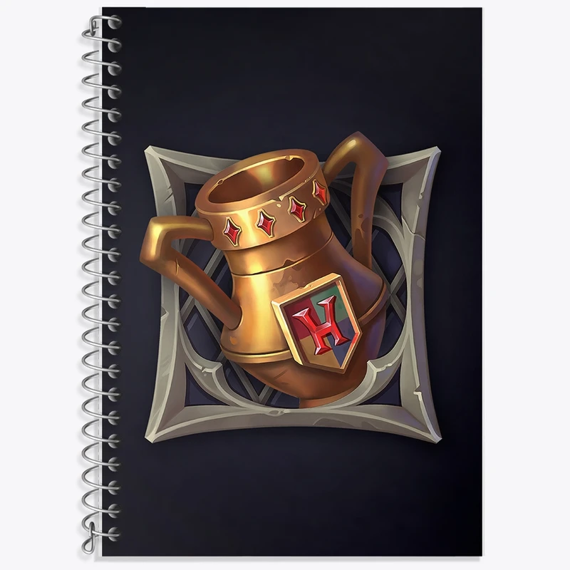 دفتر زبان 50 برگ خندالو مدل دو خط طرح هری پاتر (Harry Potter) کد F864