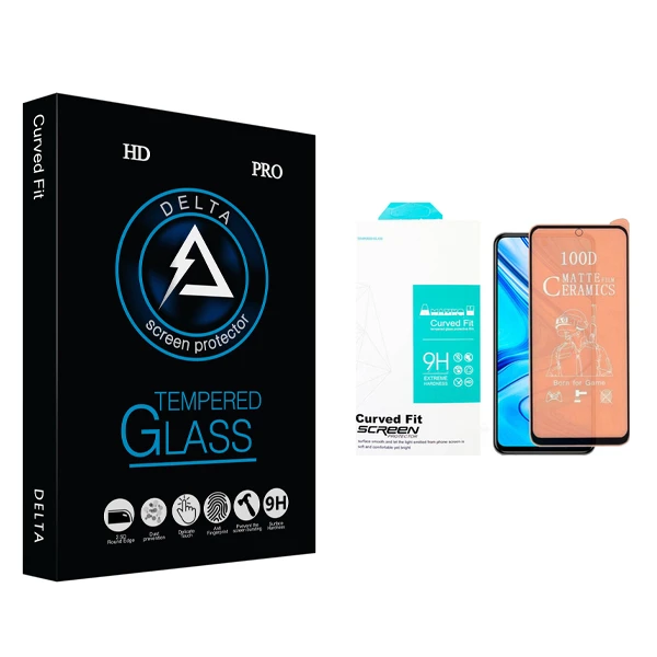 محافظ صفحه نمایش سرامیکی مات دلتا مدل HD مناسب برای گوشی موبایل شیائومی Redmi Note 9S