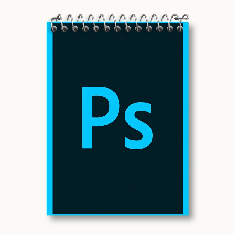 دفتر یادداشت 50 برگ خندالو مدل فتوشاپ Photoshop کد 6201