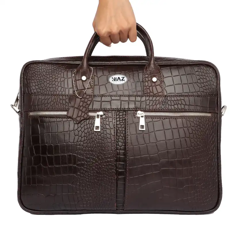 کیف اداری نیاز چرم مدل NZ2202-GH