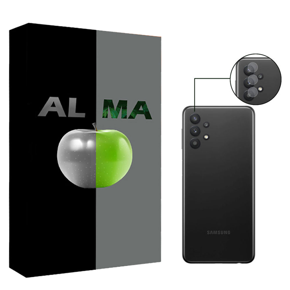 محافظ لنز دوربین آلما مدل LN-SD مناسب برای گوشی موبایل سامسونگ Galaxy A32 4G/5G