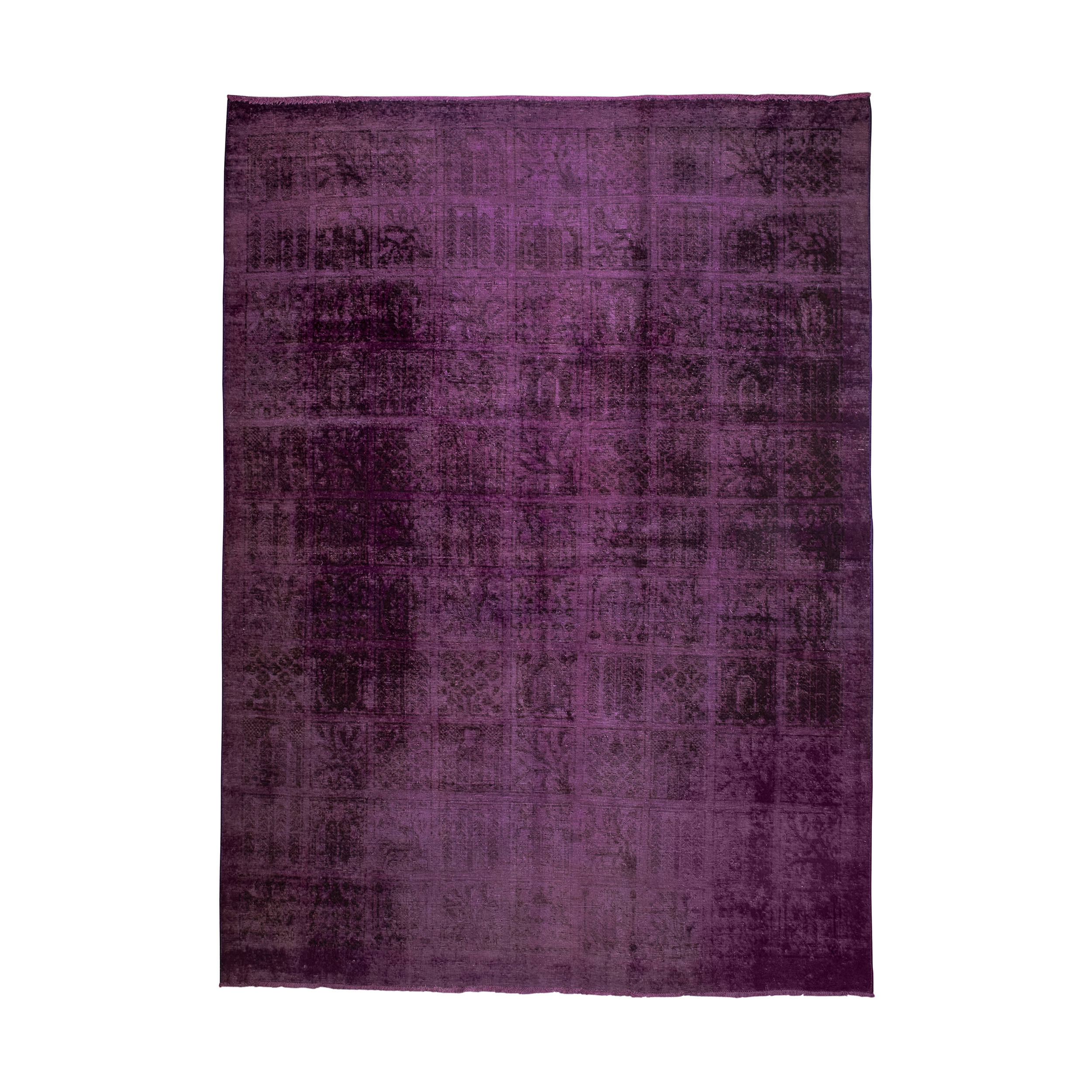 فرش دستبافت رنگ شده هشت متری کد 1345