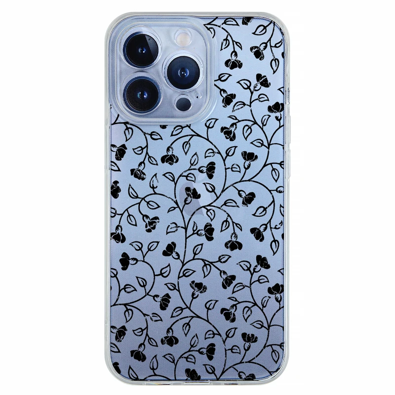 کاور مگافون طرح گل مدل C42-B مناسب برای گوشی موبایل اپل Iphone 13 Pro  