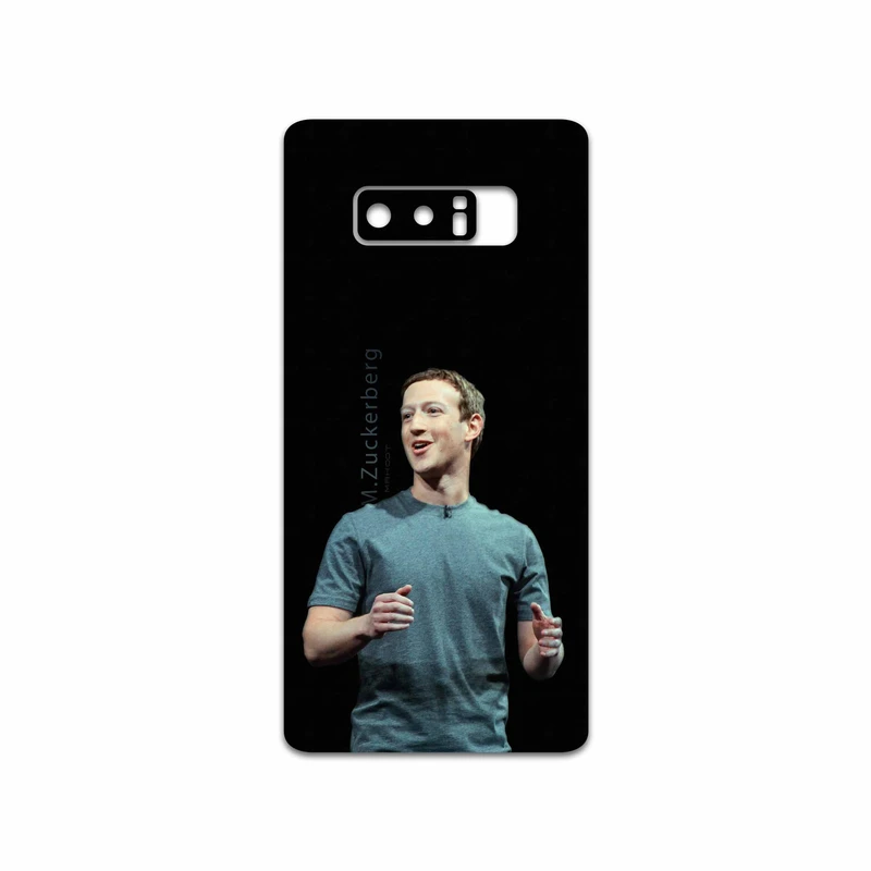 برچسب پوششی ماهوت مدل Mark Zuckerberg مناسب برای گوشی موبایل سامسونگ Galaxy Note 8