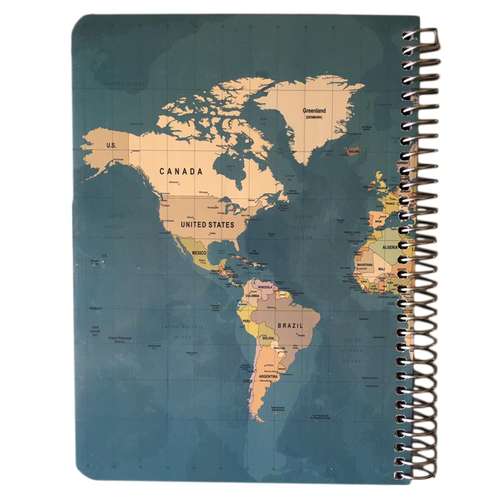 دفتر برنامه ریزی روزانه  سویل  مدل  نقشه جهان Daily Planner