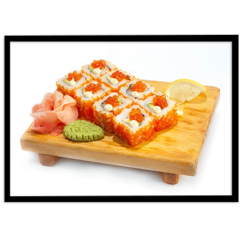 تابلو بکلیت طرح بشقاب سوشی مدل B-s446