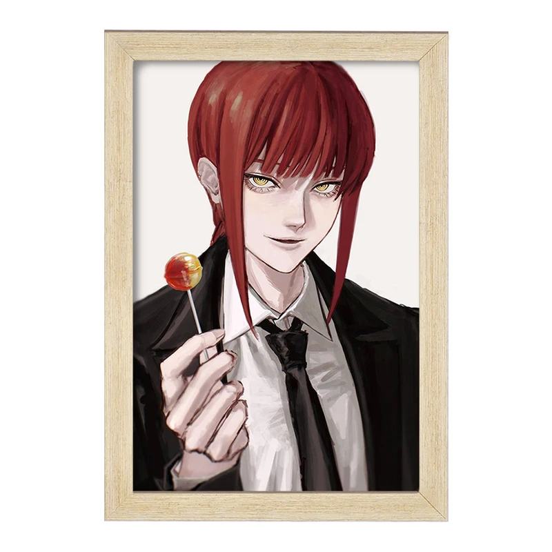 تابلو خندالو مدل ماکیما انیمه مرد اره ای Chainsaw Man  کد 17864