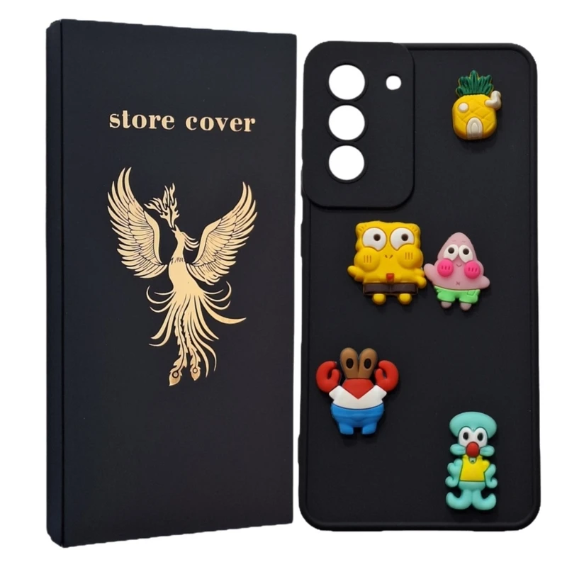  کاور استور کاور طرح باب اسفنجی مدل s21fe مناسب برای گوشی موبایل سامسونگ Galaxy S21 FE