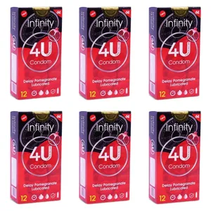 کاندوم فور یو مدل infinity مجموعه 6 عددی